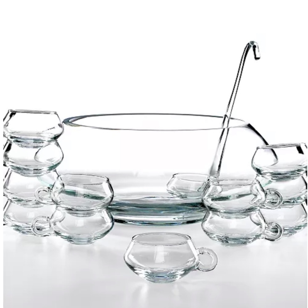 Libby Moderno Punch Bowl Set